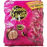 Bonbon Stuffed w/ Cashew Cream Covered w/ Chocolate - Bombom Recheado c/ Creme de Caju Coberto c/ chocolate - Sonho De Valsa 2.20lb. (1kg) - New Sealed Package. Crispy much longer! by Lacta