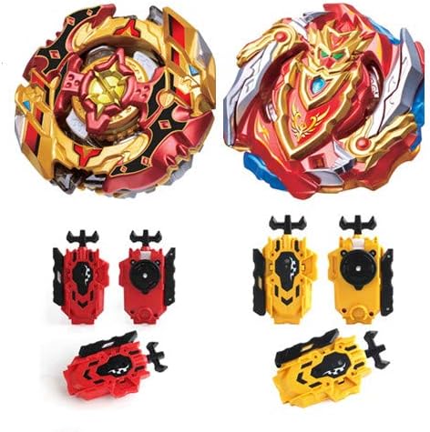 GYRO SHOP Amazing！CHO Z Valkyrie Beyblade Burst B-128+B129 CHO-Z Achilles with Super Launcher Combination Beyblade Toys (C2)