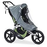 BOB Weather Shield for Single Fixed Wheel Jogging Strollers, Grey