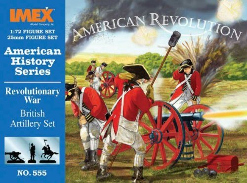 Imex 1/72Â IMEX555Â American History: Revolution, British Artiller Plastic Model Kit