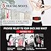 ARRIS Lower Back Heating Pad/Heating Waist Belt Wrap w/7.4V Rechargeable Battery Heat Therapy, Pain Relief for Back Waist Abdominal Stomach Lumbar Thigh Muscle Strain, for Men Women …