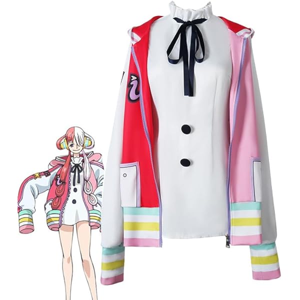 Amazon.com: OSIAS Uta Cosplay Outfit Jacket and Shirt Long Version
