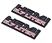 Aimoll RAM 5.7 Liter Hemi 3D Logo Decal Emblem for Badge Sticker Charger Ram 1500 Challenger Grand (Black, 2pcs)