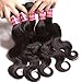 Unice Hair Brazilian Virgin Human Hair Weave Bundles 3pcs Body Wave Weft Extensions Natural Color 12 14 16 Inch