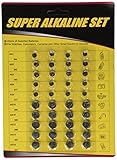 40-Pack High Power Assorted Button Cell Battery Kit