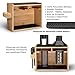 AeroPress Organizer | 100% Recyclable Bamboo, Stylish & Easy to Use | Designed for AeroPress Coffee Makers, AeroPress Accessories, and AeroPress Filters