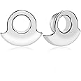 BodyJ4You Ear Tunnel Plugs Single Flare Gauges 14G-2" Flesh Earrings Stretching Piercing Jewelry