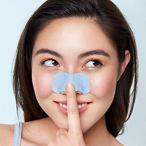 Bioré Blue Agave Pore Strips, Nose Strips for Combination Skin, with