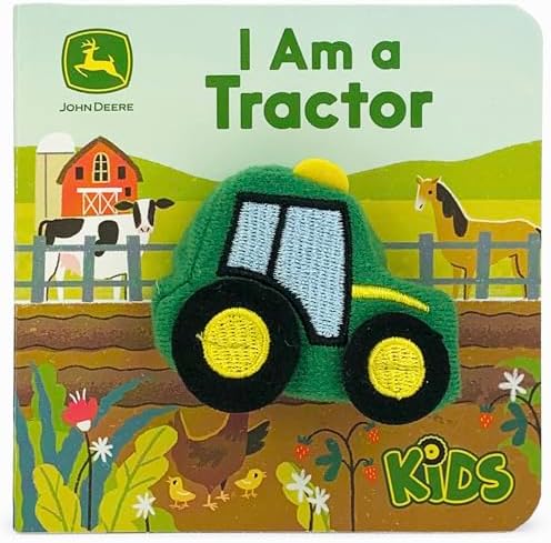 John Deere How Tractors Work - Children's Shaped Board Book for