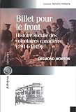 Billet pour le Front (French Edition) by 