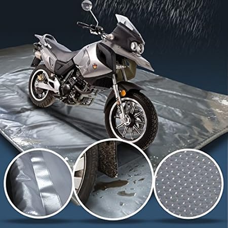 Wohnstyle24 Bodenschutzmatte 2x1, 2m Schutzfangmatte Auffangwanne Bodenabdeckung Quad Roller Motorrad Schnee Wasser Matsch Sc