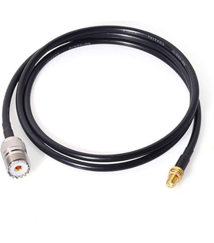 Cavo Prolunga UHF A SMA Maschio - RG316 A Bassa Perdita Per Radio CB E Walkie Talkie (2 Pezzi) - Foto 4