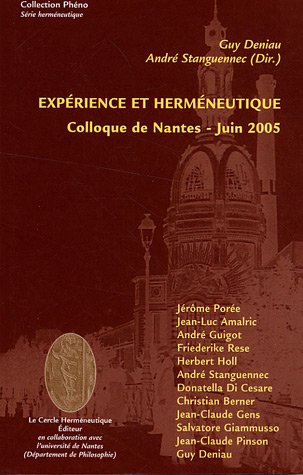 Expérience et herméneutique
