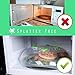 Microwave plate cover, prevent food splatter cover, product -Magnetic adsorption function. safe convenient with steam vent(green)