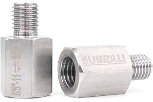 SUBRILLI 2-Pcs Angle Grinder Attachments Adapter 5/8"-11 Female to M14 Male Converter for Drill Bits Cup Wheels Backer Pads