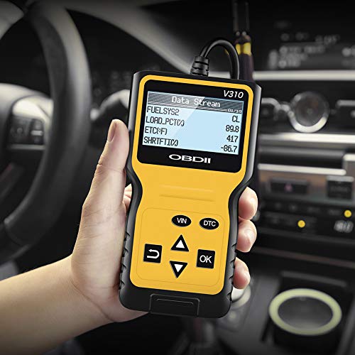 AUTDER OBD2 Code Reader Scanner Tools Enhanced Car Engine Fault Code OBD Reader Engine Light Error Analyzer Diagnostic Scanner for All OBDII/EOBD Protocol Cars Since 1996