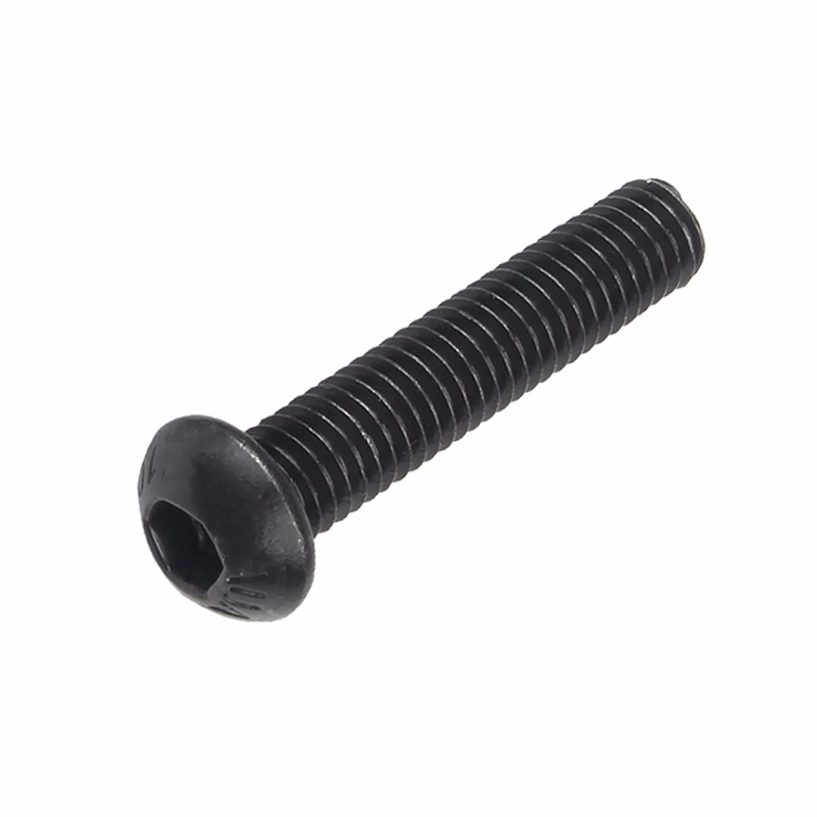 MOOPW Round Head Inner Hexagon Screws - Carbon Steel Hex Socket Allen Bolts Button Pan Mushroom Machine Screw Fasteners M4 M5 M6