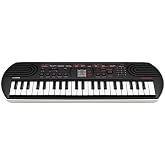Casio Casiotone SA-81 Compact Keyboard | 100 Tones | 50 Rhythms | Compact design suited for beginner music practice and learning, with built-in sounds and rhythms for home use