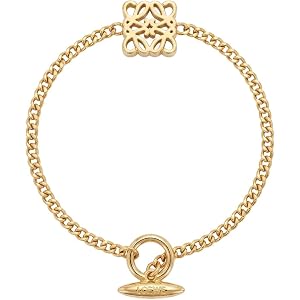 IwelKee 18k Gold Bracelets for Women - Square Openwork Pendant Gold Chain Bracelet - Gold Jewelry for Women