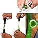 PROKITCHEN 2-pack Jalapeno Pepper Corer Tools Stainless Steel Chili Corer Remover with Serrated Edge for Barbecue Kitchen Tool Gadgets Set