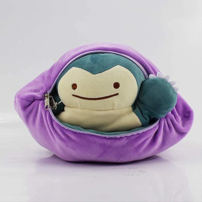 Amazon Co Jp カビゴンポケモンぬいぐるみ30cmスペシャルデザイン同上メタモン裏返し同上ぬいぐるみ枕クッションチョンシャン ホーム キッチン
