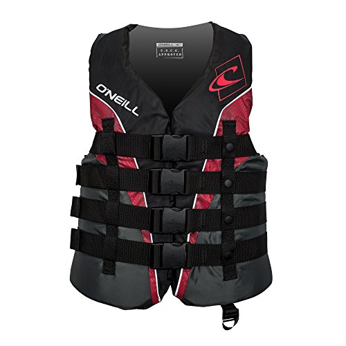 O'Neill  Men's Superlite USCG Life Vest, Black/Graphite/Red/White,3X-Large