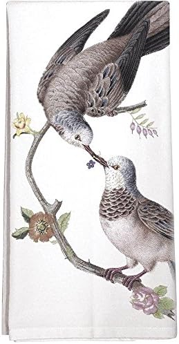Montgomery Street Love Birds Cotton Flour Sack Dish Towel