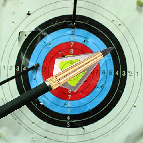 image for Huntingdoor 12Pack 3 Fixed Blade Archery Broadheads 125 Grain Arrow He