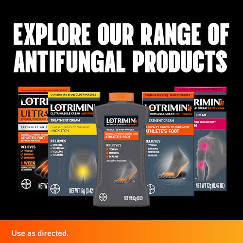 LOTRIMIN ULTRA 1 WEEK ATHLETE’S FOOT TREATMENT, PRESCRIPTION STRENGTH BUTENAFINE HYDROCHLORIDE 1%, CURES MOST ATHLETE’S FOOT BETWEEN TOES, CREAM, 53 OUNCE (15 GRAMS) (PACKAGING MAY VARY)