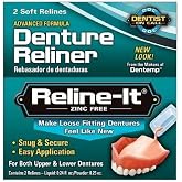 Dentist On Call Reline-It, Advanced Formular Denture Reliner, Zinc Free--2 repairs