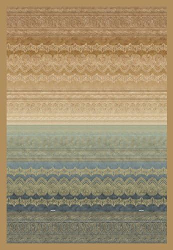 Bassetti blanket cotton grey/brown size 155x220 cm