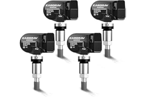 CARORAV 4-Pack Tire Pressure Monitoring System Sensor TPMS Compatible for Nissan Xterra Altima Versa Pathfinder Infiniti QX56 QX40, 315MHz TPMS Sensor Replaces 40700-JA01B 407001AA0B 40700JA01C