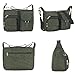 Women's Shoulder Bags Casual Handbag Travel Bag Messenger Cross Body Nylon Bags Brown