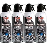 Falcon Dust-Off Electronics Compressed Gas Duster 10 Oz (4 Pack) [New Improved Version]