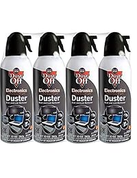 Falcon Dust-Off Electronics plumero de gas comprimido 10 oz (paquete de 4)