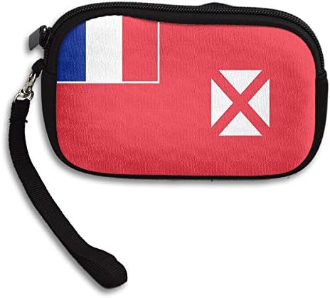 Wallis And Fusuna Flag Women's Cute Purses Cash Bag Card Strap Pouch Coin Wallet