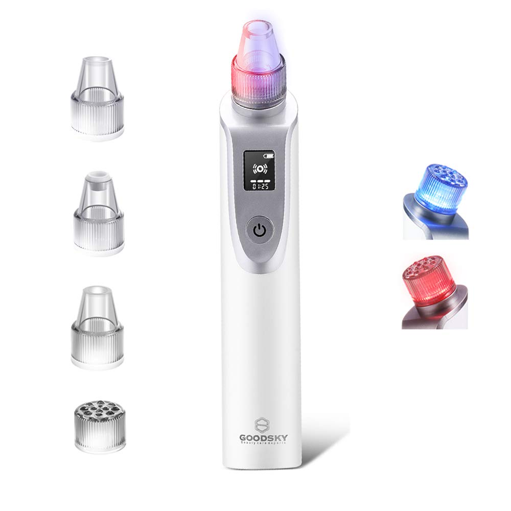 Blackhead Remover,Pore Vacuum with 4 Multi-Functional Probes, Blackhead Vacuum for Acne, Black Heads & Facial Blackhead Vacuum: Beauty