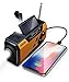 FosPower Emergency Solar Hand Crank Portable Radio, NOAA Weather Radio for Household and Outdoor Emergency with AM/FM, LED Flashlight, Reading Lamp, 2000mAh Power Bank USB Charger and SOS Alarm primary