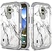 Townshop Galaxy S5 Active Case, Marble Pattern Design Hard Impact Dual Layer Shockproof Bumper Case for Samsung Galaxy S5 Active (G870A)