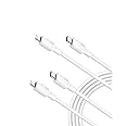 Anker USB C to Lightning Cable(6FT,2Pack,White), MFi Certified for iPhone 14 Series, and More(Charger Not Included)