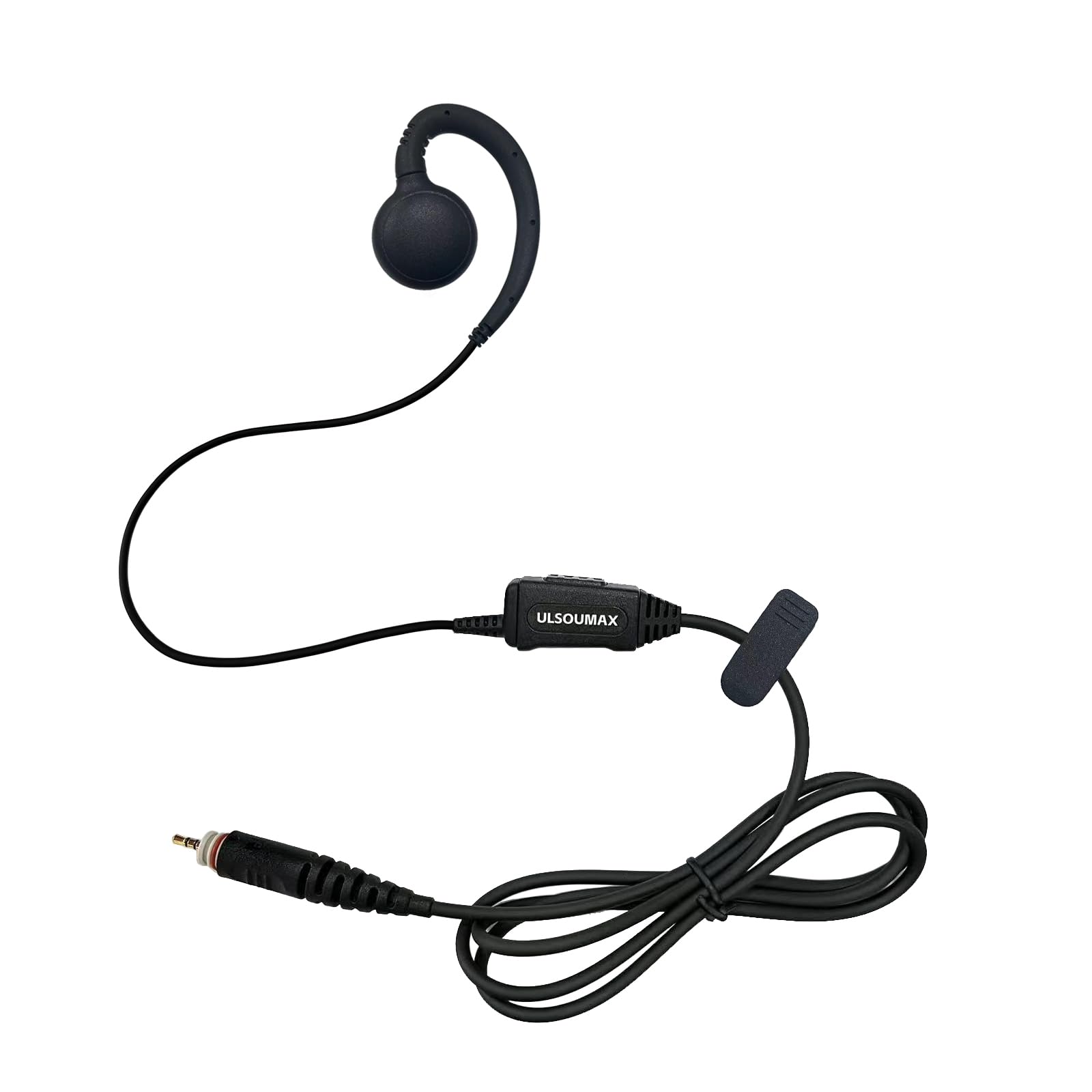 ULSOUMAX Compatible with Motorola Earbuds C Shape PTT Earbuds with Mic Earpiece for Motorola CLP446E CLPE Plus CLP1010e CLP1040e CLPe446