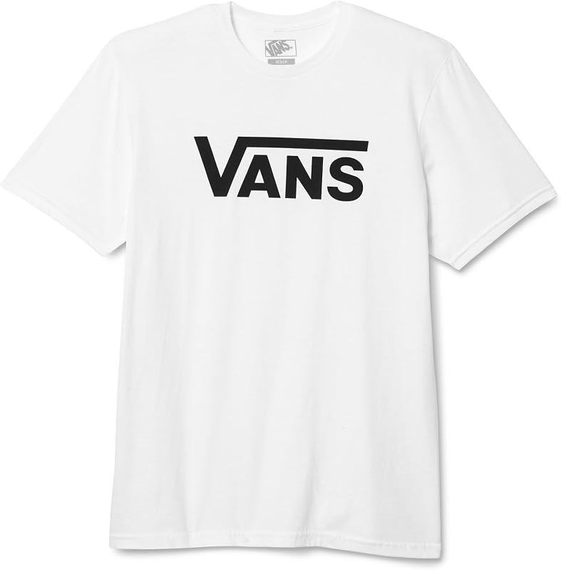 Classic Drop V SS Crew tee-B, Blanco y Negro, M