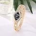 Lvpai Women's Rhombic Gold Watch with Diamonds Analog Quartz P128-4…