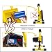 Morpilot LED Work Light, Waterproof Flood Lights Built-in Rechargeable Battery Portable Light for Outdoors Camping Emergency Light Workshop, Construction Site Garage, Garden, Lawn and Yard (4400mA)