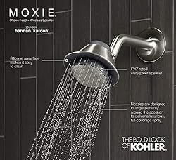 KOHLER Moxie Bluetooth Showerhead, Shower
