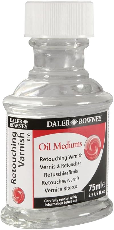 Daler-Rowney Georgian Oil Retouching Varnish 75ml Glass Jar