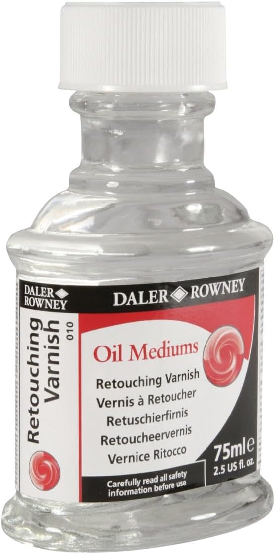 Daler-Rowney Georgian Oil Retouching Varnish 75ml Glass Jar