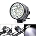 Gugou® Bike Light Headlamp 9T6 15000LM 3 Mode with 8.4v 12000mah 18650 battery pack +charger Cycling Bicycle flashlight 9*Cree XM-L T6 (Black)