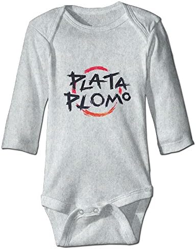 Lovely Baby Newborn Custom Plata O PlomoBaby Bodysuit Long Sleeve Bodysuit Baby Onesie For 6-24 Months