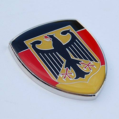 Amazing German Germany Show Quality Metal Decorative Emblem Decal Ornament 2.5" tall